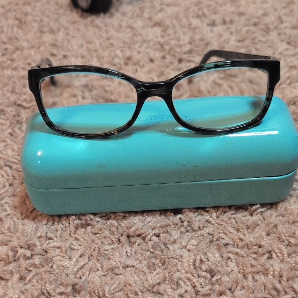 Stylish Black and Blue Glasses